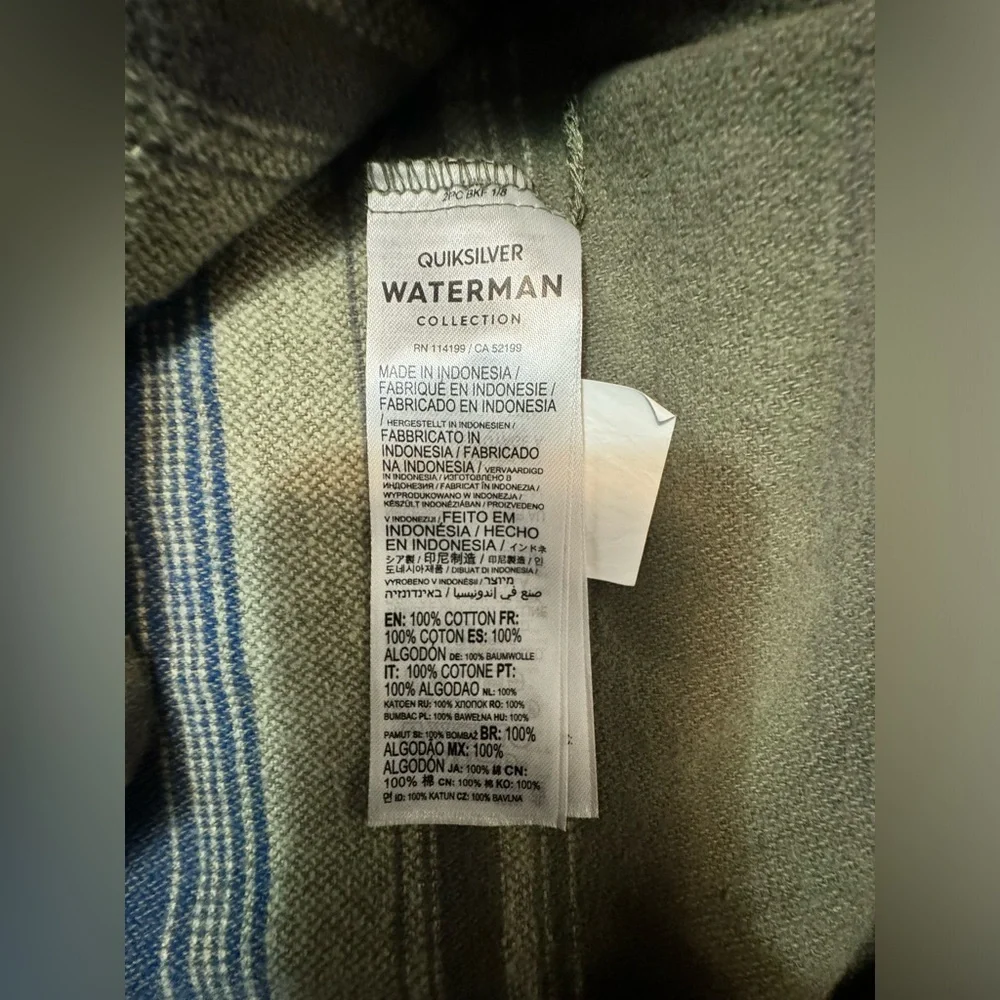 Quiksilver Men's Waterman Lowest Tide Flannel
Long Sleeve Top for Men - Picture 11 of 15